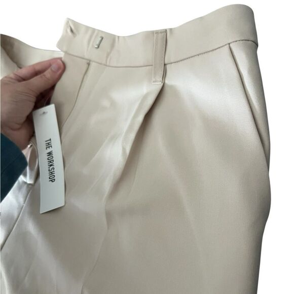 THE WORKSHOP Pleated High-rise Trousers - Picture 7 of 8